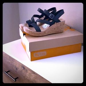 korks bergeggi platform wedge sandal